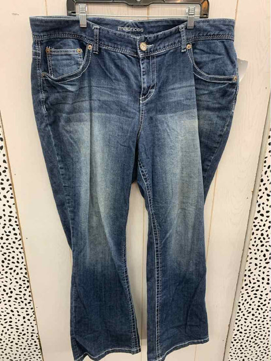 Maurices Blue Womens Size 20 Jeans