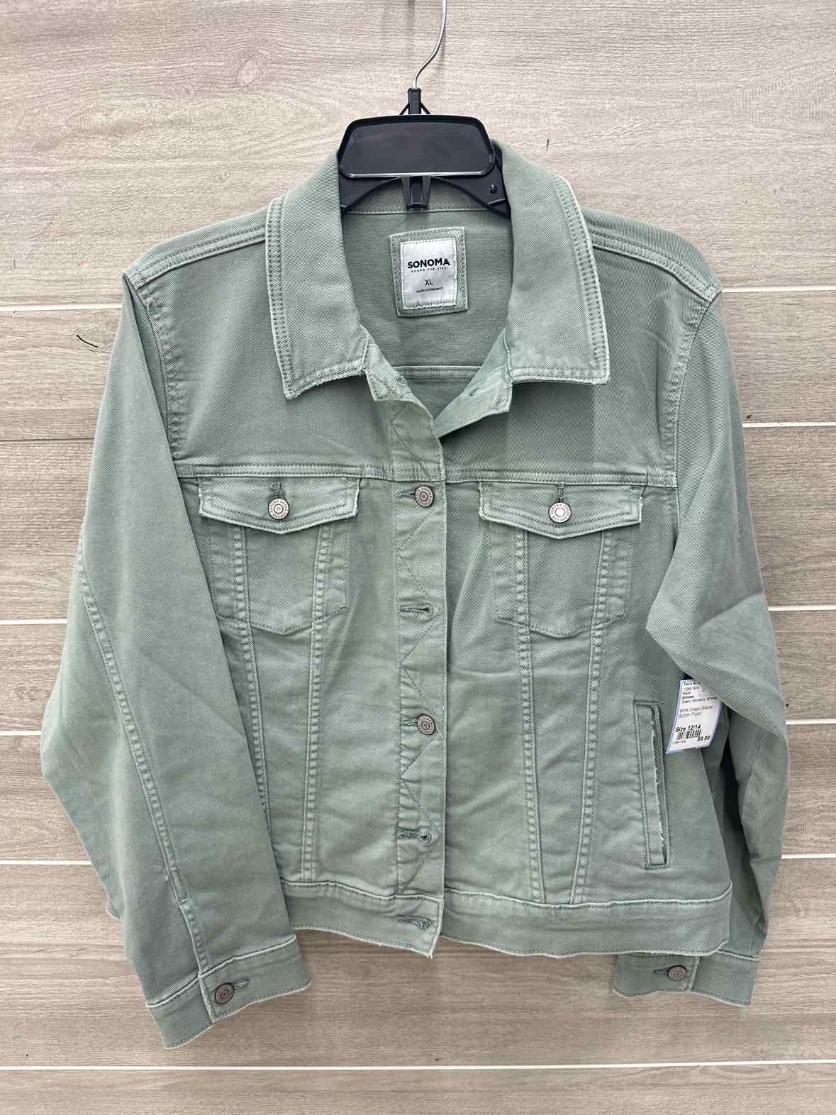 Sonoma Size 12/14 Green Womens Blazer