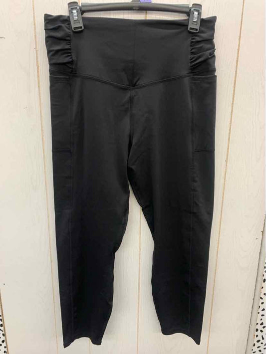 ZUDA Black Womens Size L Leggings