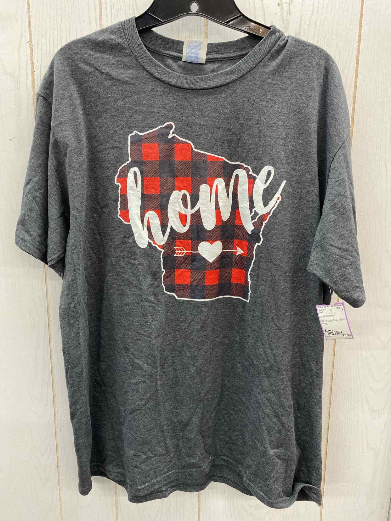 Gray Womens Size L Shirt