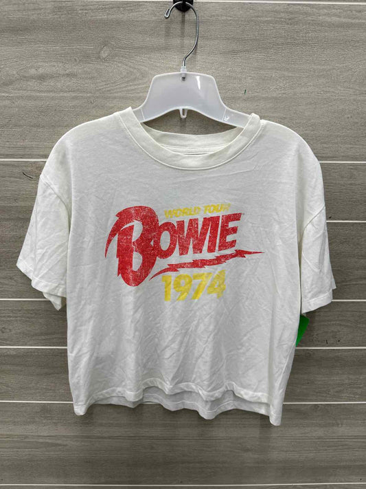 Size M White Junior Shirt