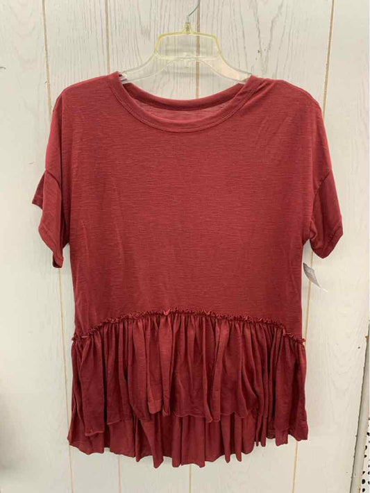Shein Burgundy Womens Size Small Shirt