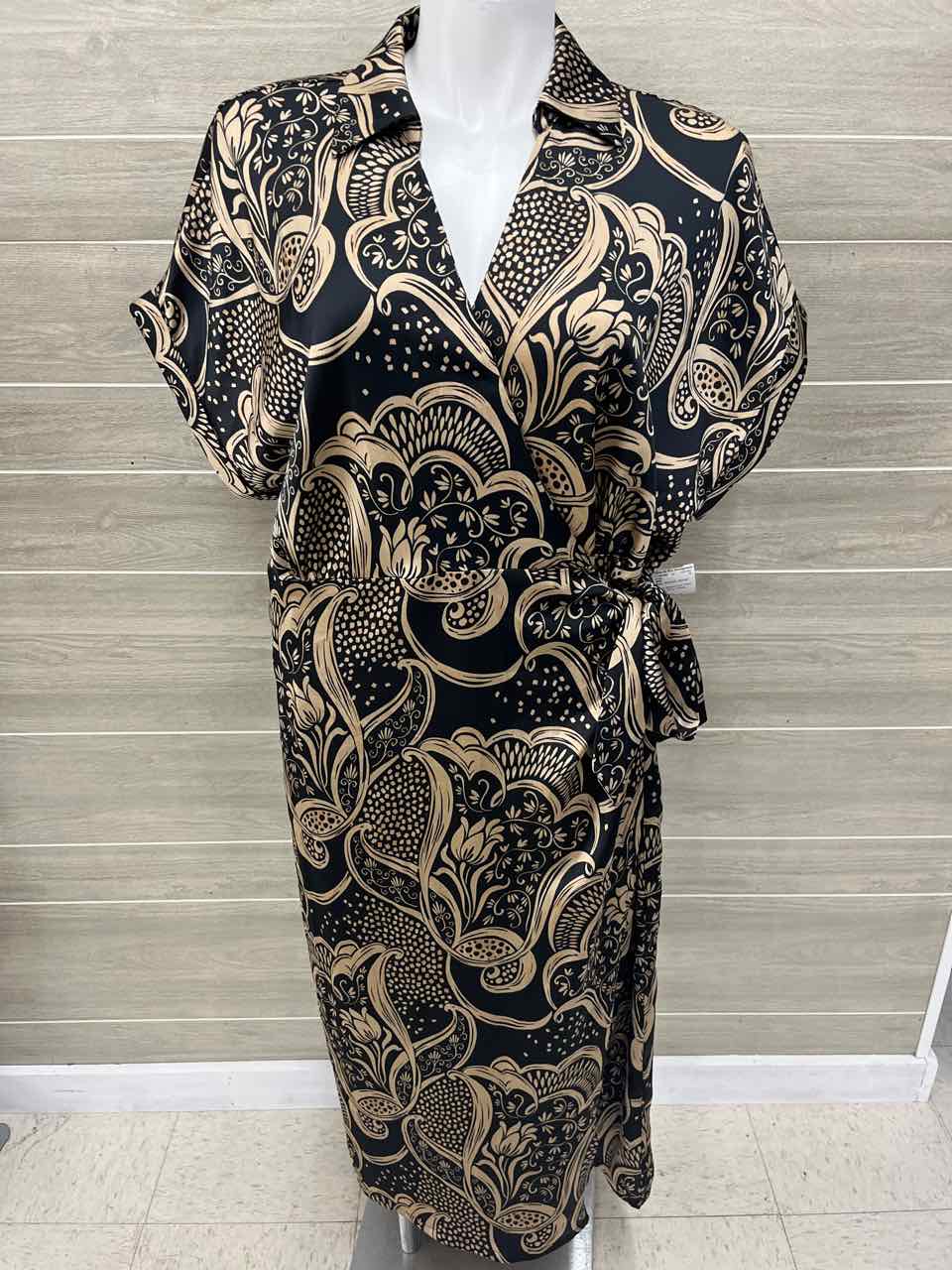 MNG Black Womens Women Size 16 Dress