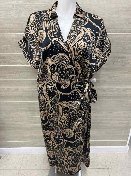 MNG Black Womens Women Size 16 Dress