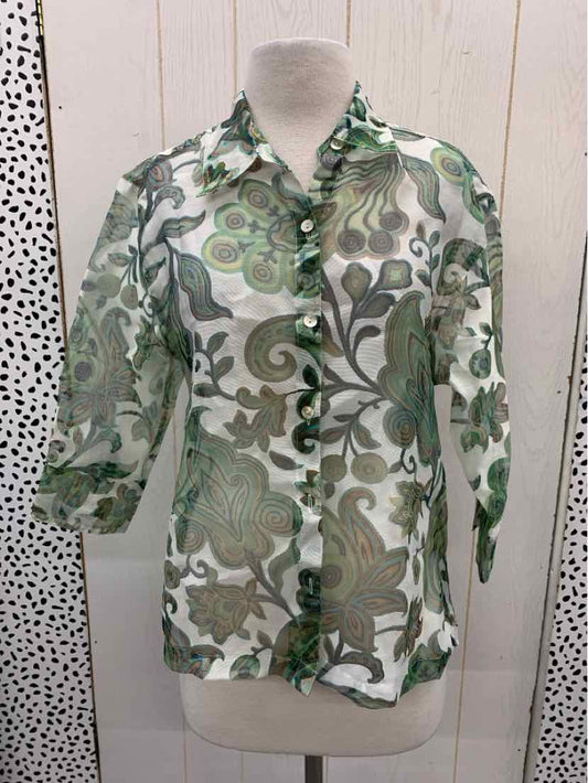 West End Green Womens Size M Shirt