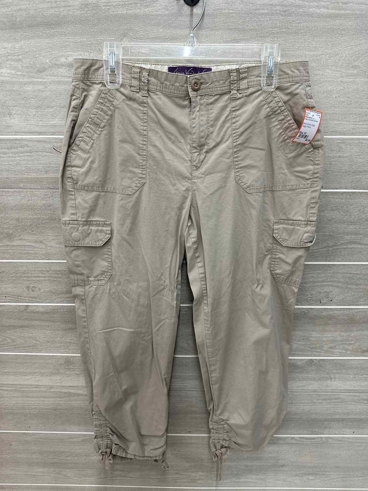 Gloria Vanderbilt Size 10 Khaki Womens Pants