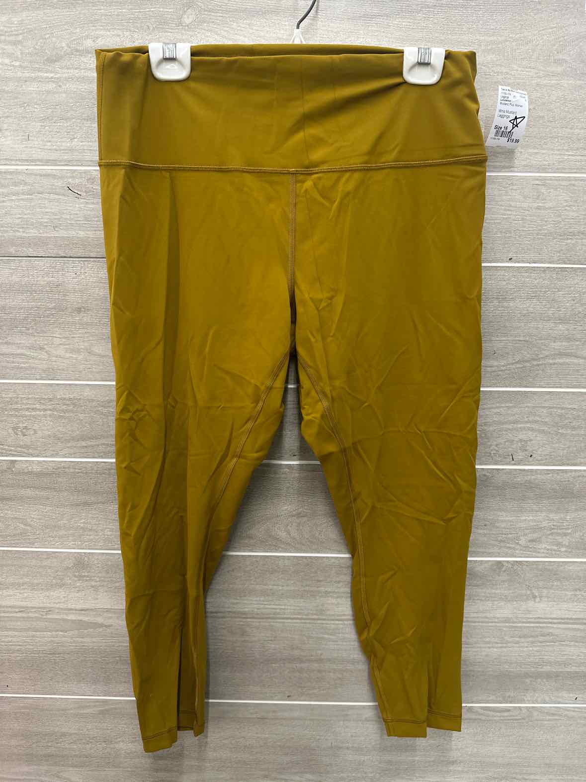 Lululemon Size 16 Mustard Plus Leggings