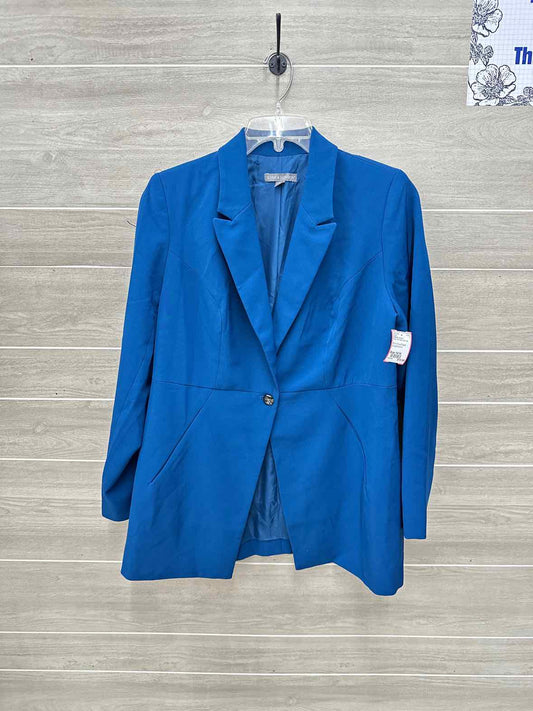Jessica London Blue Womens Women Size 14/16 Blazer