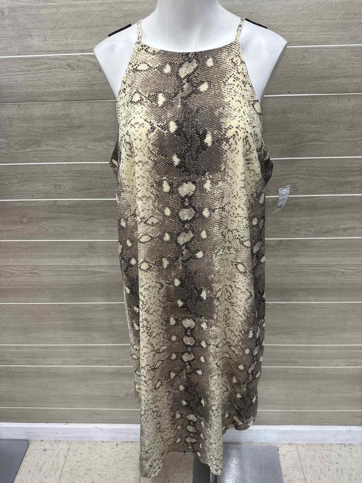 She & Sky Size 10/12 Brown Womens Dress