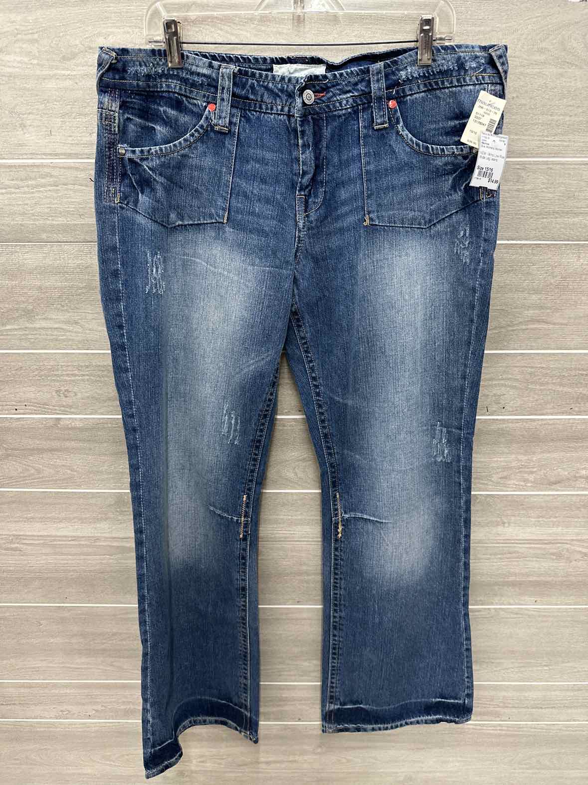 Maurices Size 15/16 Blue Womens Jeans