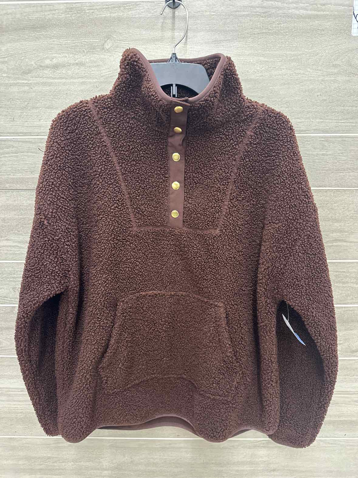 Sonoma Size L Brown Womens Sweatshirt