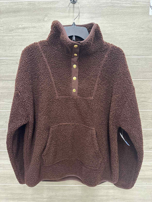 Sonoma Size L Brown Womens Sweatshirt