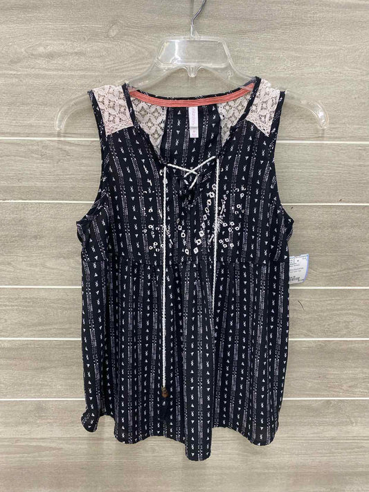 Xhilaration Black Womens Size M Tank Top