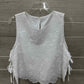 Size M White Junior Tank Top