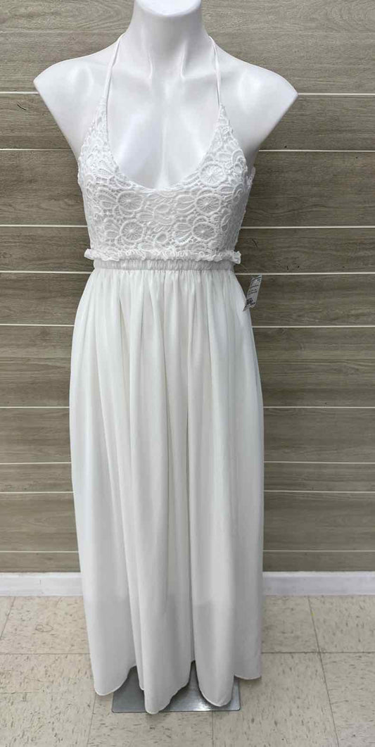 White Womens Women Size 8/10 Dress