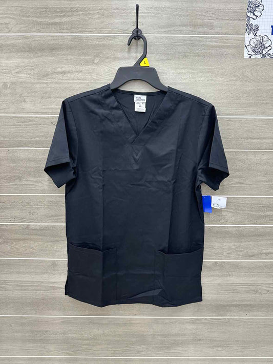 Size XS Black Womens Scrub Top