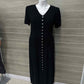 Studio 1940 Black Womens Women Size 12 Dress