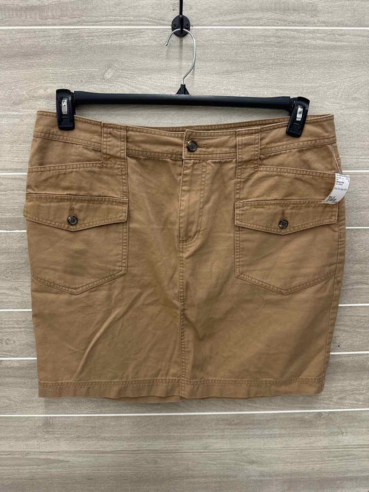 American Living Tan Womens Size 16 Skirt