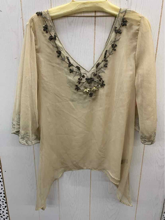 Tan Womens Size XS Shirt