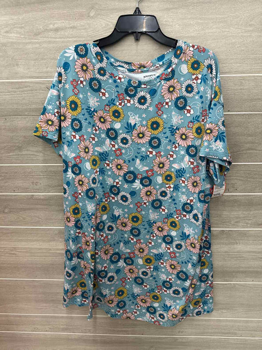 Joyspun Size 2X/3X Teal Womens Pajamas