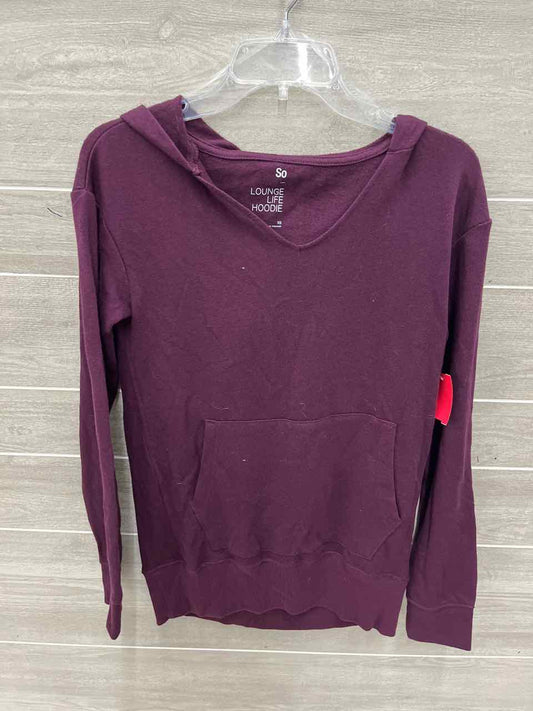 So Burgundy Junior Women Size XS Sweatshirt
