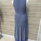 Max Studio Blue Womens Women Size 12 Dress