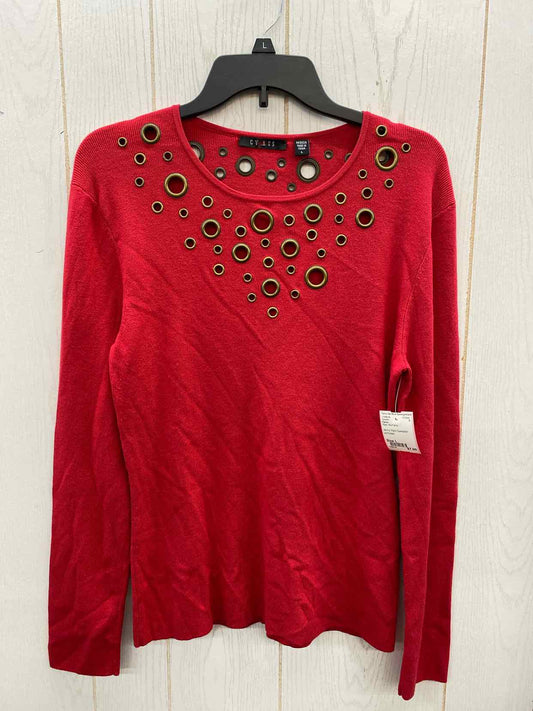 Cyrus Red Womens Size L Sweater