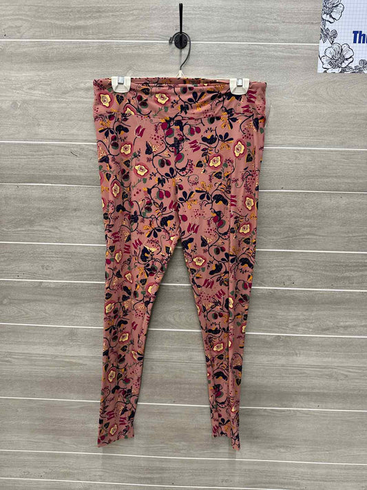 Lularoe Pink Womens Women Size 20 Leggings