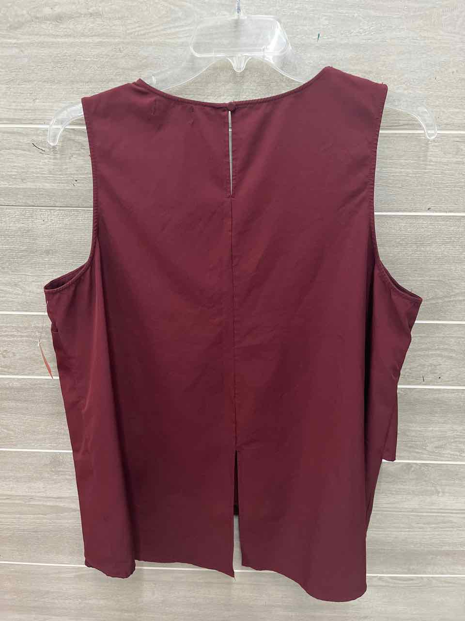 Size 2X Burgundy Plus Tank Top