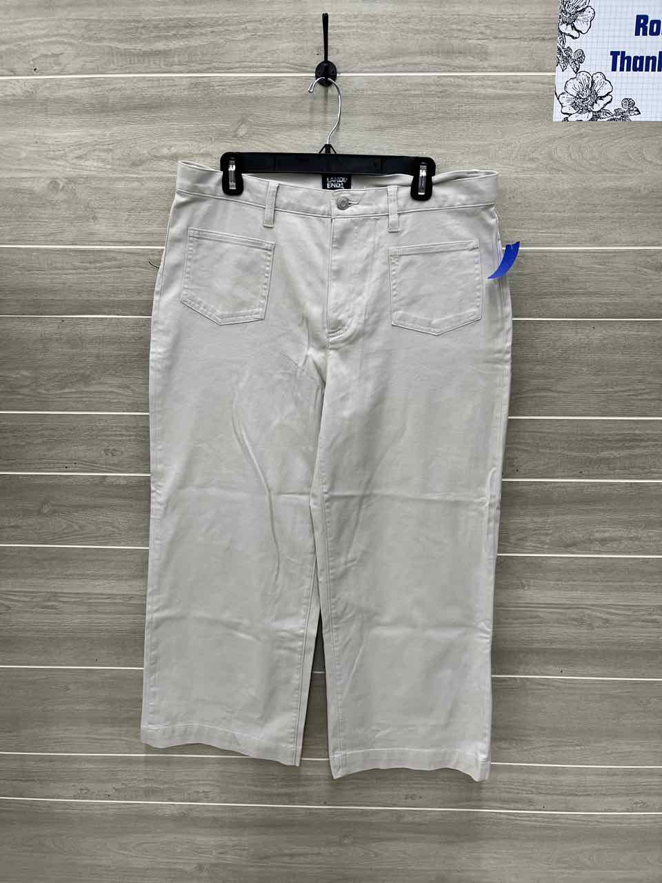 Lands End Size 14 Beige Womens Pants