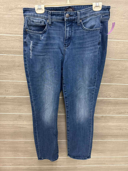 NYDJ Blue Womens Size 8 Jeans