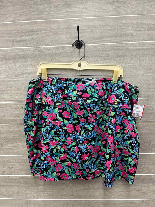 Dear Scarlet Size 16/18 Multi-Color Plus Skirt