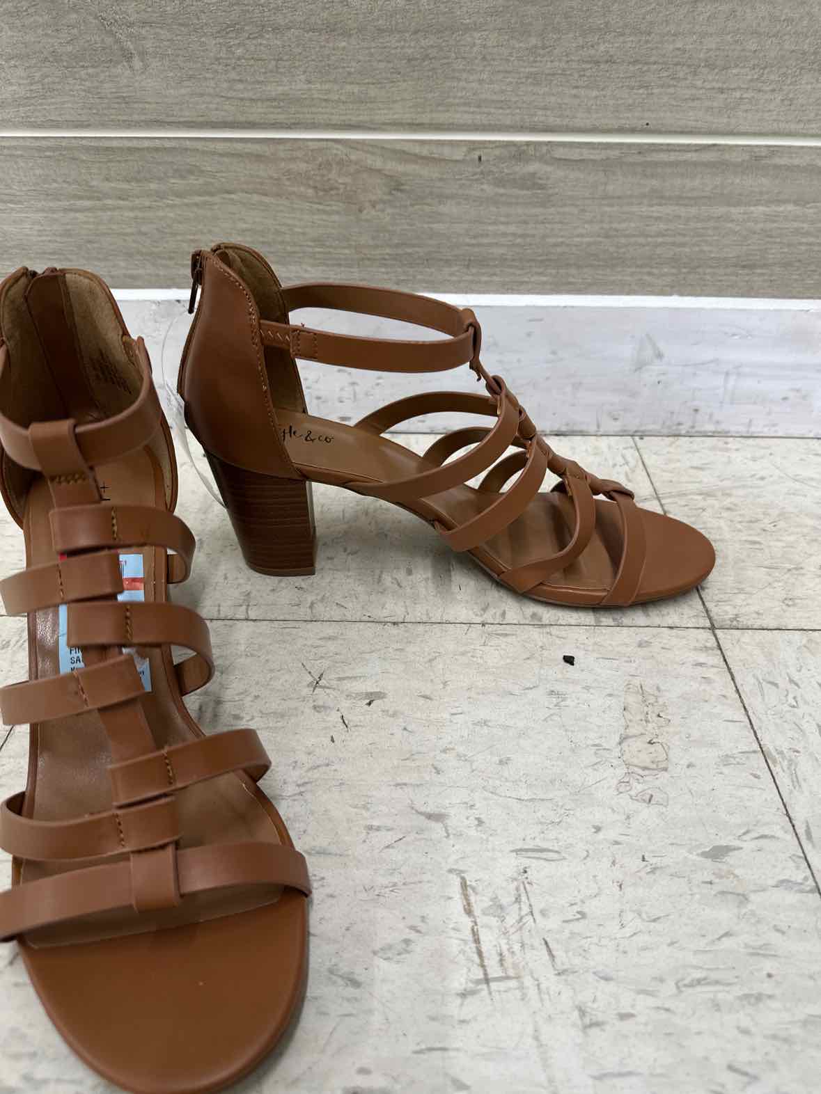 Style & Co US Shoe Size 10 Brown Womens Sandals