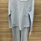 Kathy Ireland Size M Blue Womens Pant Set