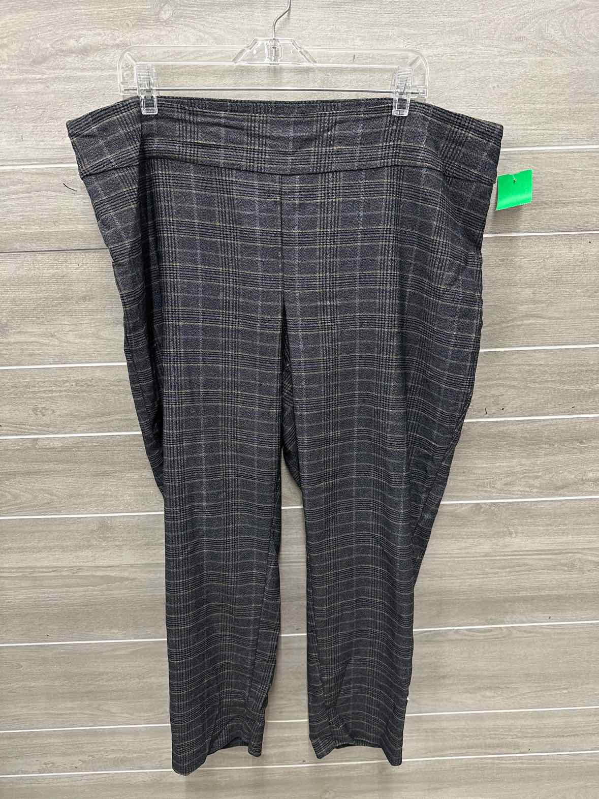 Tribal Size 20W Gray Plus Pants