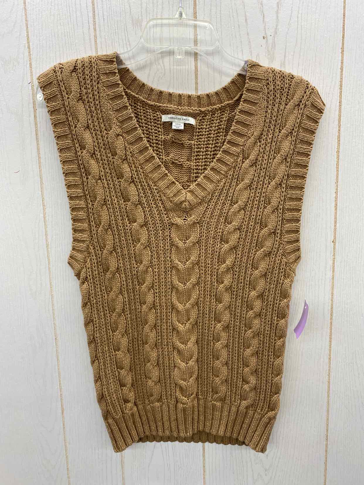 American Eagle Brown Womens Size Small Vest