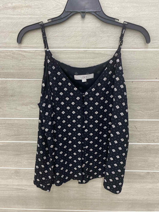 LOFT Black Womens Size L Tank Top