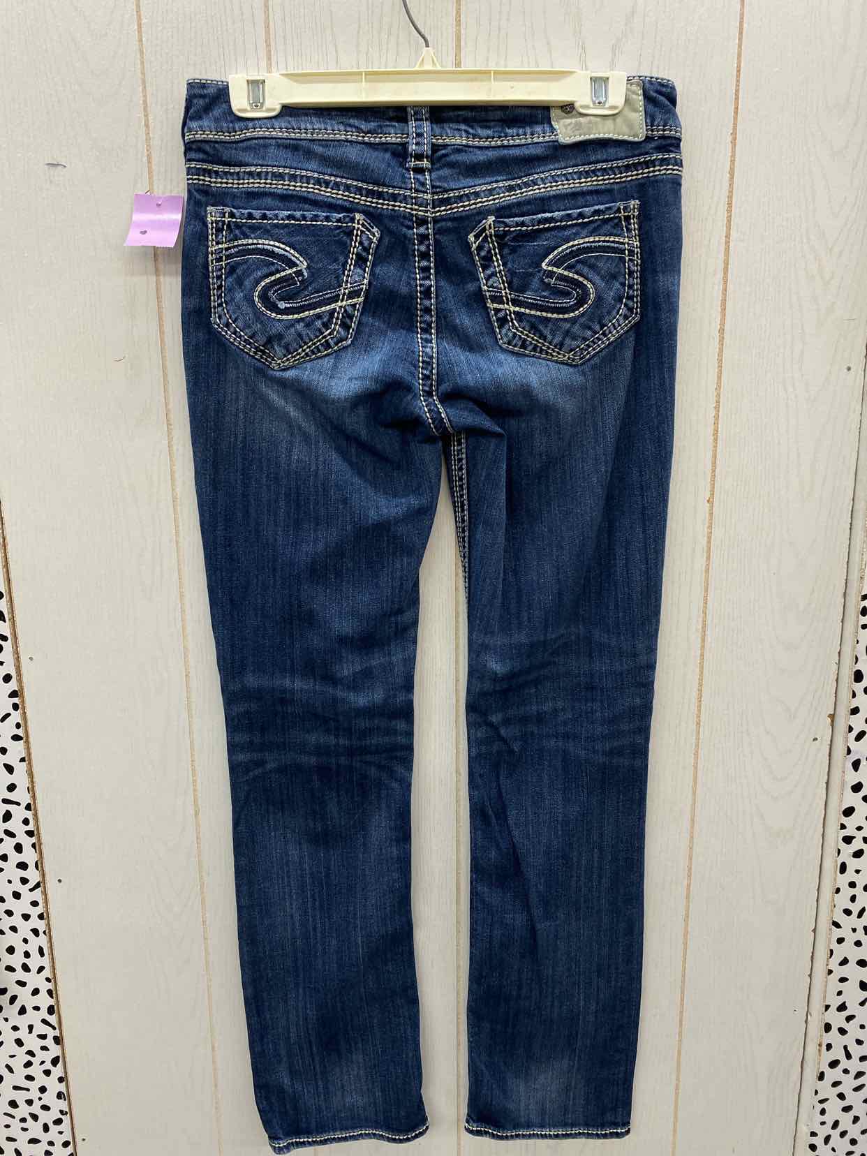 Silver Blue Womens Size 28 Jeans