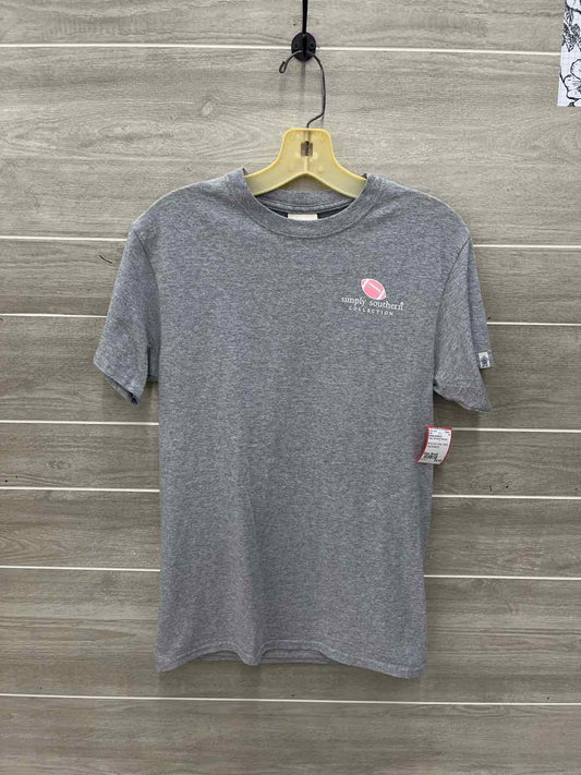 Simply Southern Gray Womens Women Size Small Shirt