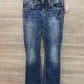Silver Size 4 Long Blue Womens Jeans