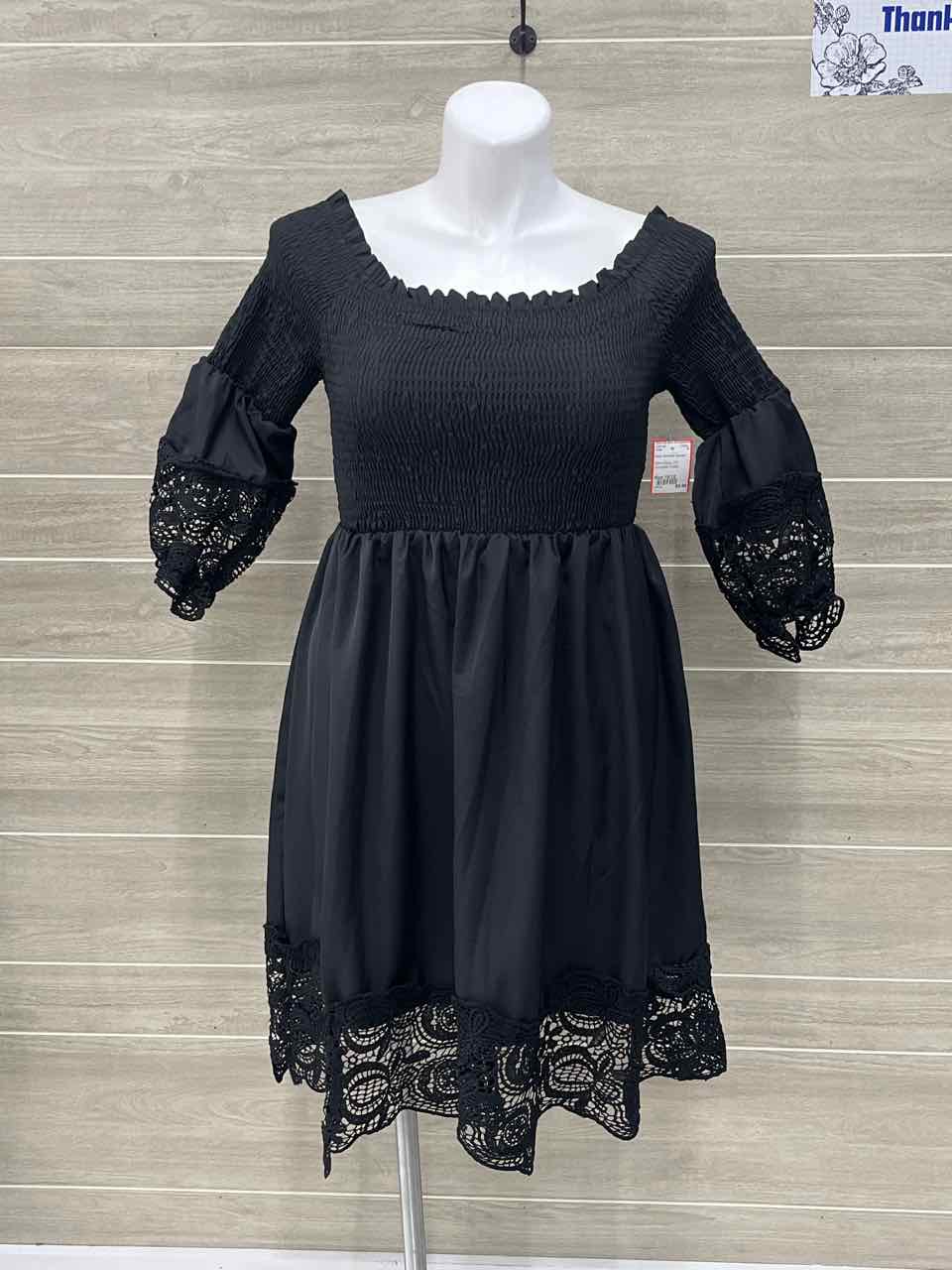 Black Womens Women Size 10/12 Dress
