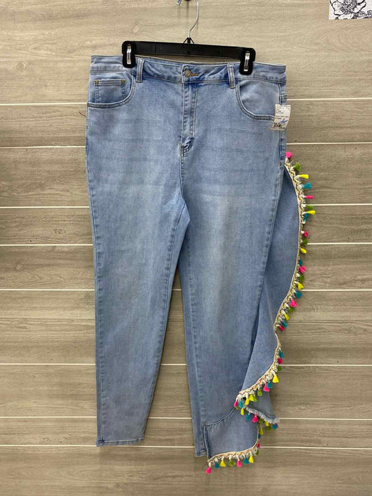 K. Jordan Blue Womens Size 18 Jeans