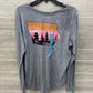 Size L Gray Womens Shirt