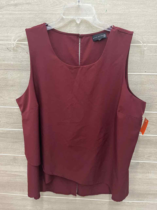 Size 2X Burgundy Plus Tank Top