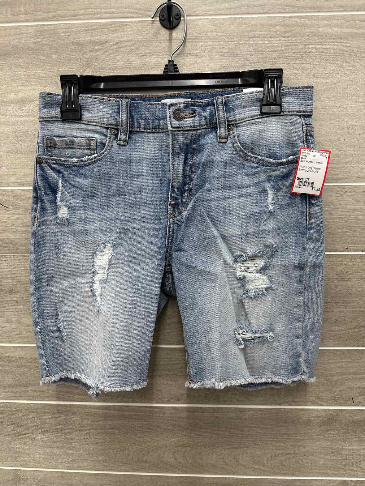 Oasis Size 4/6 Blue Womens Shorts
