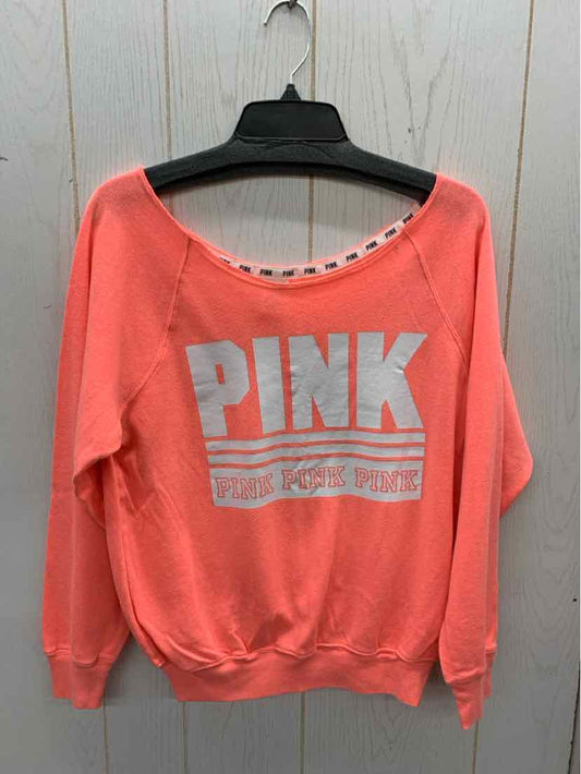 PINK Coral Womens Size XS Sweatshirt