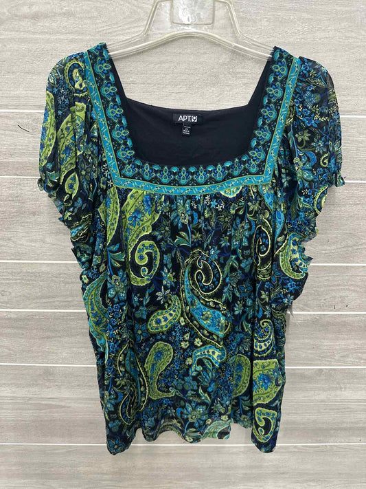 Apt 9 Black Womens Women Size 2X Shirt