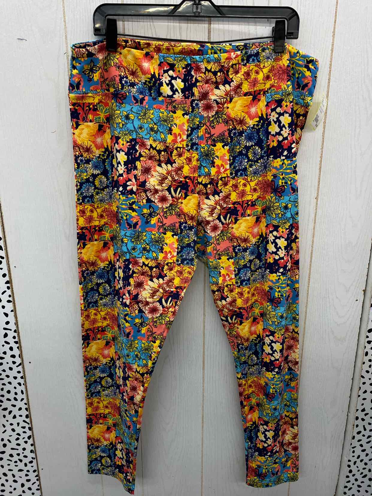 Lularoe Yellow Womens Size 2X Leggings