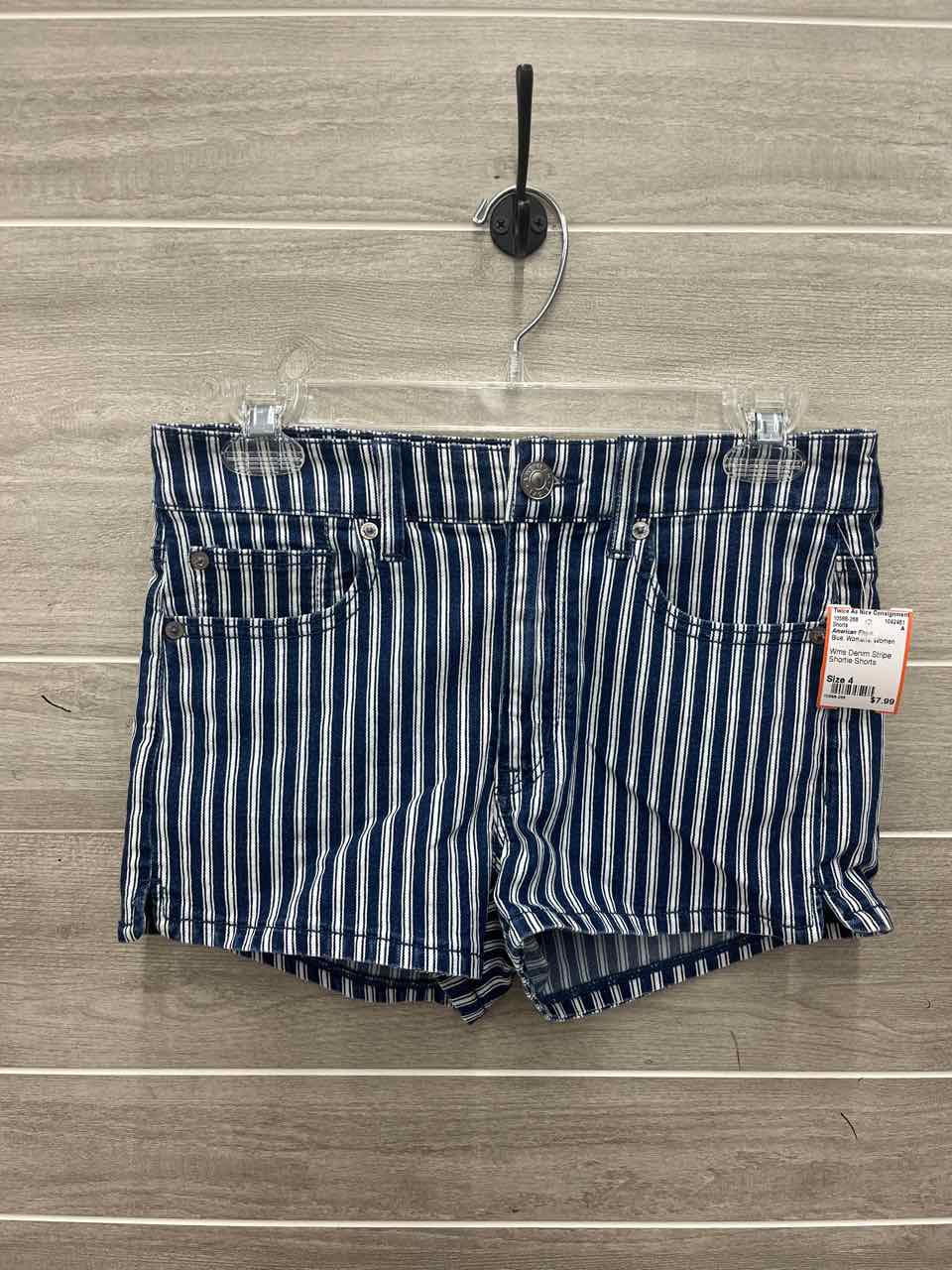 American Eagle Size 4 Blue Womens Shorts