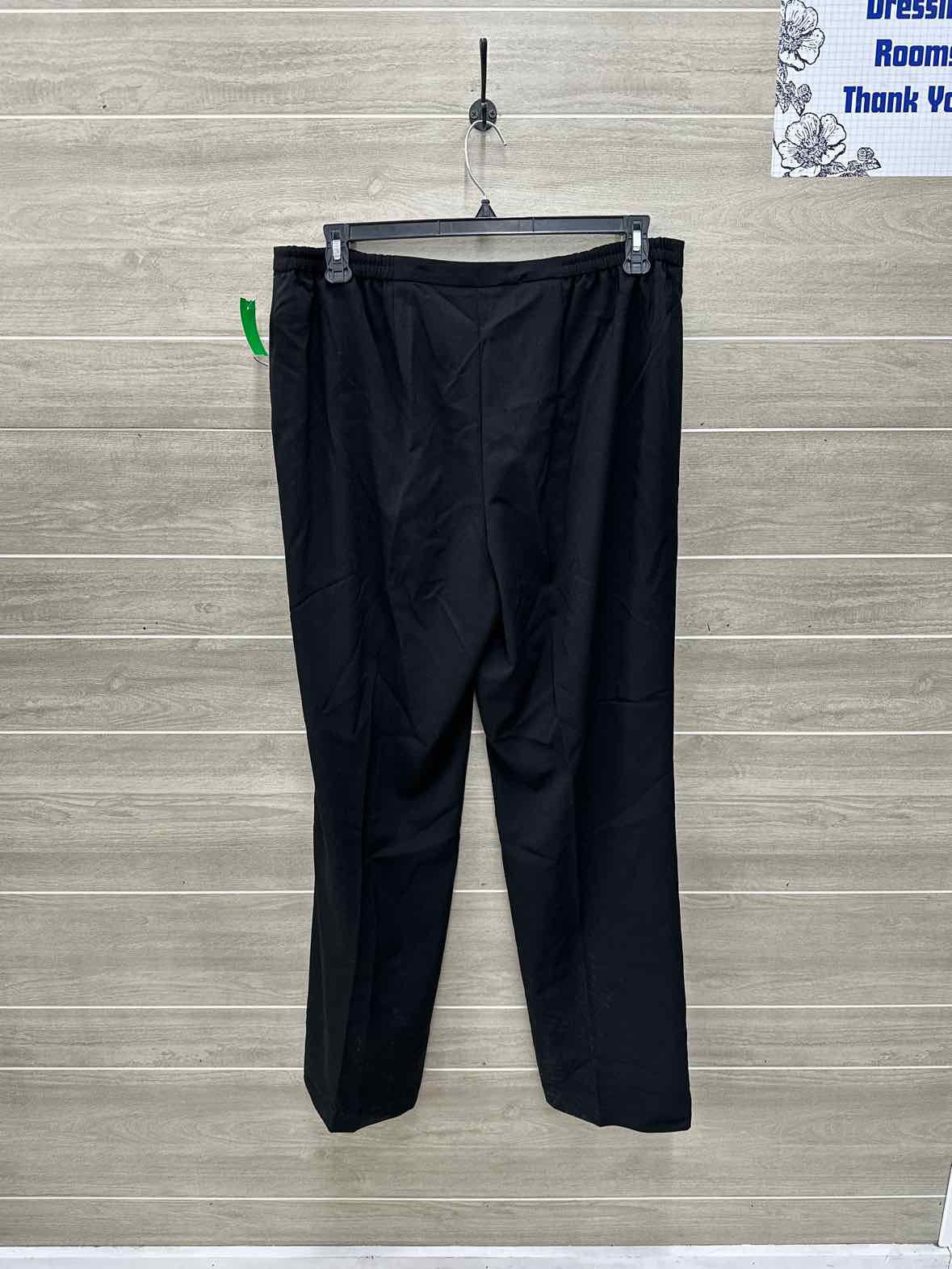 Calvin Klein Size 16W Black Womens Pants